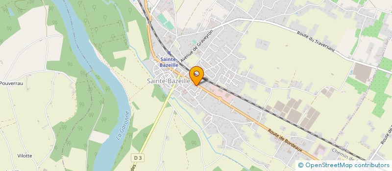 localisation de l'entreprise 2M PEINTURE PLATRE  SAINTE-BAZEILLE