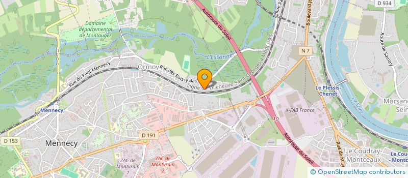 localisation de l'entreprise 2M POSE  ORMOY