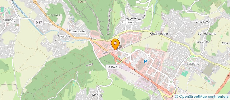 localisation de l'entreprise 2M RENOV à SILLINGY