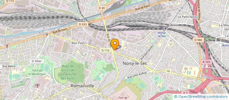 localisation de l'entreprise 2M RENOVATION  AUBERVILLIERS