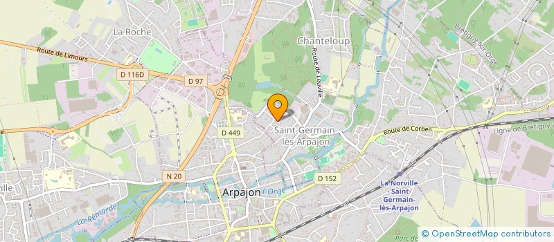 localisation de l'entreprise 2M RENOVATION HABITAT à ST GERMAIN LES ARPAJON