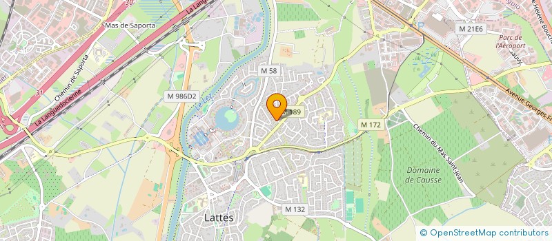 localisation de l'entreprise 2M RICARD  LATTES