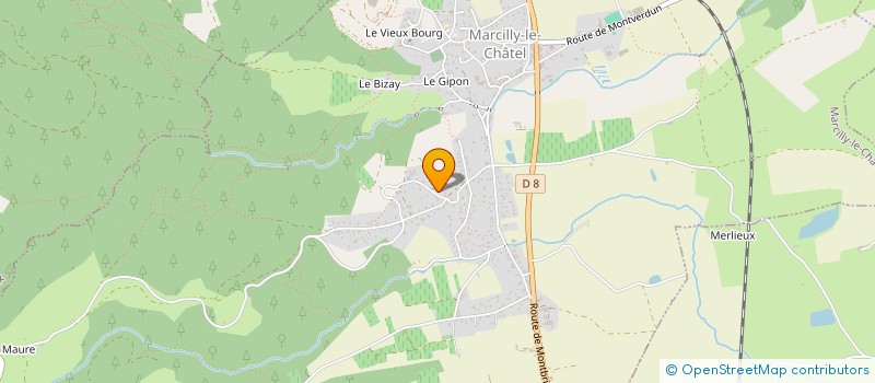 localisation de l'entreprise 2M.S  MARCILLY-LE-CHATEL