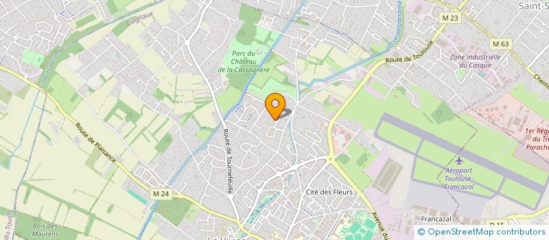 localisation de l'entreprise 2M SAINT EXUPERY  CUGNAUX