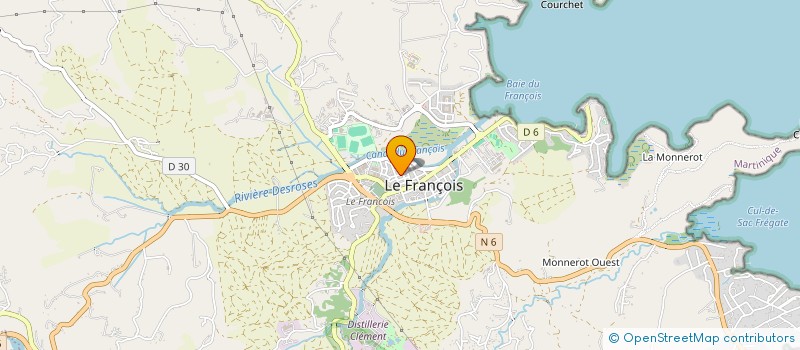 localisation de l'entreprise 2M SERVICES à LE FRANCOIS