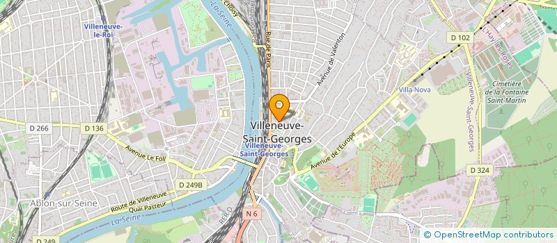 localisation de l'entreprise 2M SERVICES  VILLENEUVE-SAINT-GEORGES