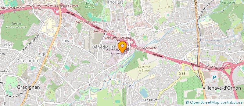 localisation de l'entreprise 2M SERVICES à VILLENAVE-D'ORNON