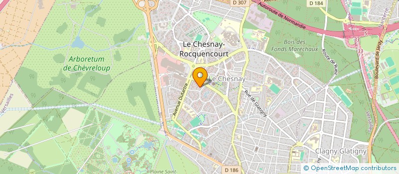 localisation de l'entreprise 2M TRANSPORT à LE CHESNAY-ROCQUENCOURT