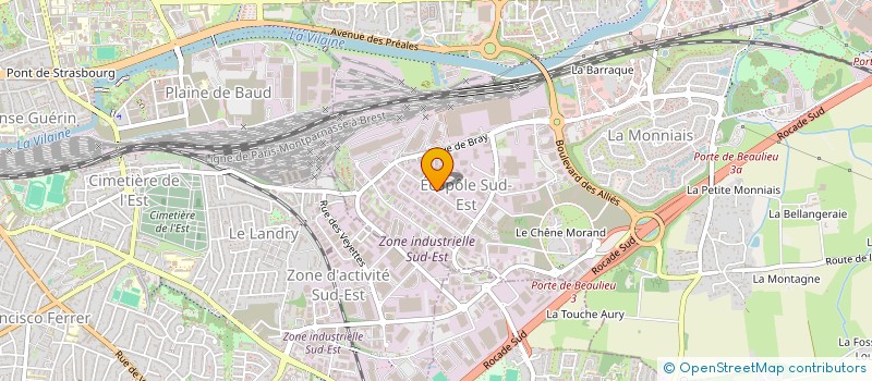 localisation de l'entreprise 2M - TRANSPORT  CESSON-SEVIGNE
