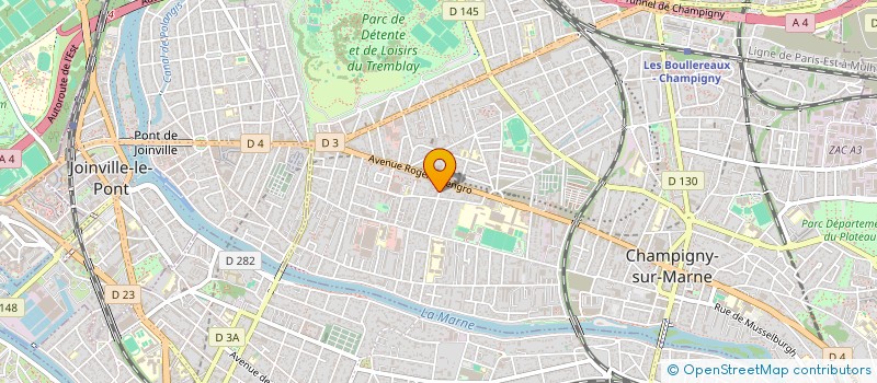 localisation de l'entreprise 2M TRANSPORT à CHAMPIGNY-SUR-MARNE