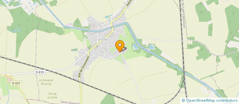 localisation de l'entreprise 2M TRANSPORTS 02  SAINT-SIMON