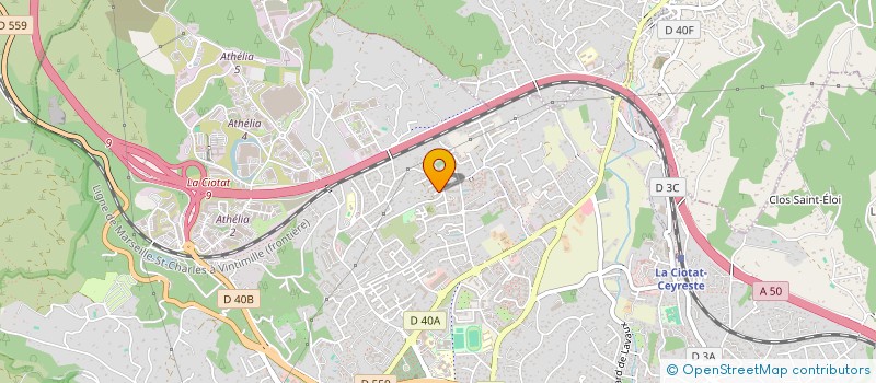 localisation de l'entreprise 2M1  LA CIOTAT