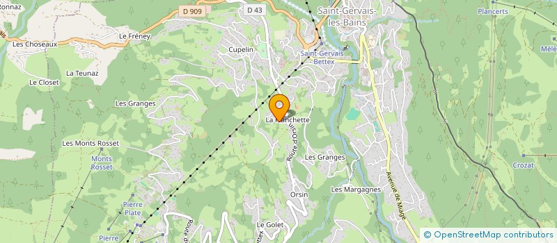 localisation de l'entreprise 2M1  SAINT-GERVAIS-LES-BAINS