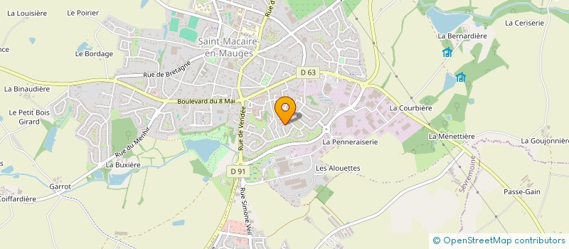 localisation de l'entreprise 2M1C à SEVREMOINE