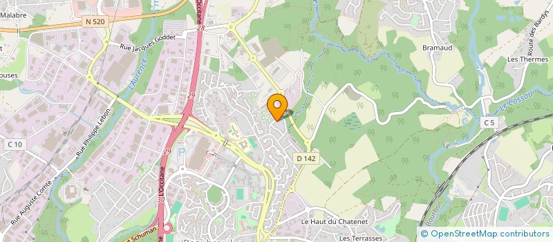 localisation de l'entreprise 2M2B à LIMOGES