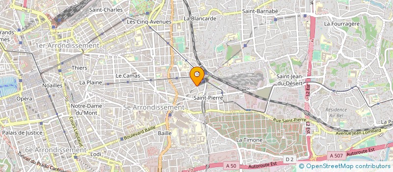 localisation de l'entreprise 2M2I à MARSEILLE