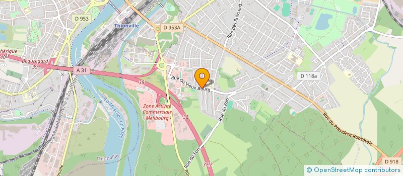 localisation de l'entreprise 2M2I  YUTZ