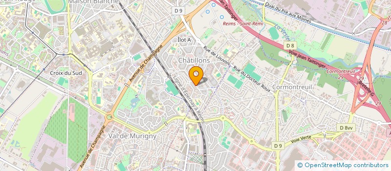 localisation de l'entreprise 2M2K  REIMS