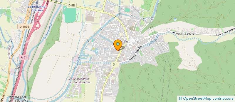 localisation de l'entreprise 2M2L  ORAISON