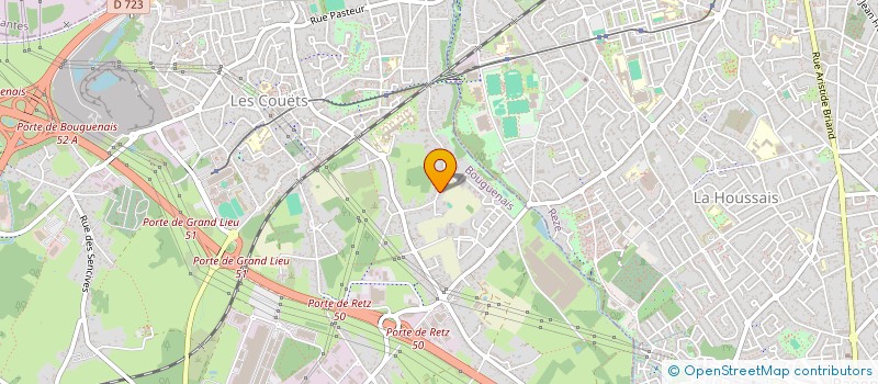 localisation de l'entreprise 2M2R GRAMMONT 1842 à BOUGUENAIS