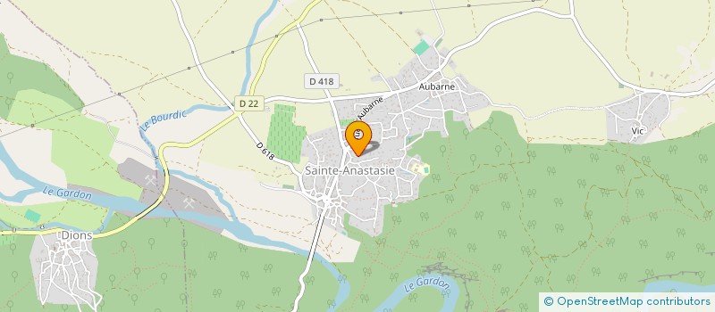 localisation de l'entreprise 2M3CL  SAINTE-ANASTASIE