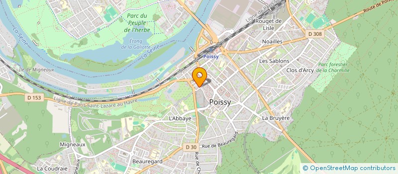 localisation de l'entreprise 2MA SOLUTION  POISSY