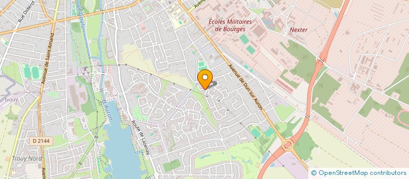 localisation de l'entreprise 2MAC  BOURGES