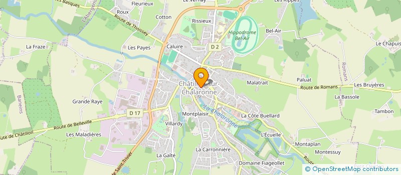 localisation de l'entreprise 2MACLAP à CHATILLON-SUR-CHALARONNE