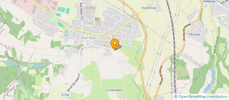 localisation de l'entreprise 2MAG TRANSPORT à HEYRIEUX