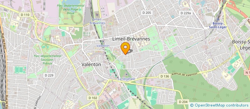 localisation de l'entreprise 2MAI à LIMEIL-BREVANNES