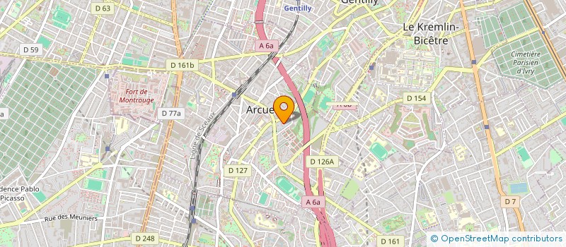 localisation de l'entreprise 2MAIN  ARCUEIL