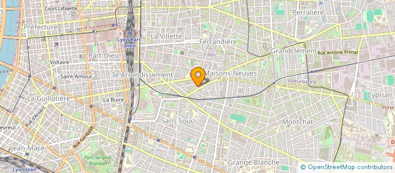 localisation de l'entreprise 2MAINS DE FEMMES  LYON