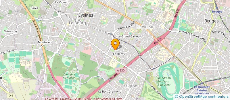 localisation de l'entreprise 2MAIVERT  EYSINES