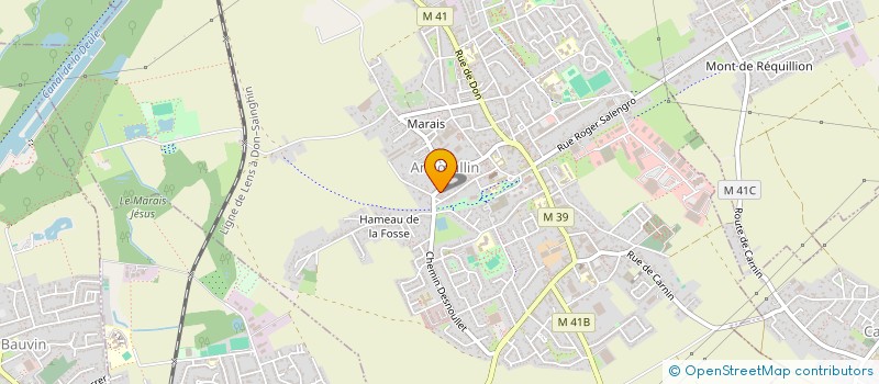 localisation de l'entreprise 2MAJ  ANNULLIN