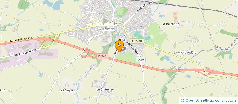 localisation de l'entreprise 2MBC  LA CHAIZE-LE-VICOMTE