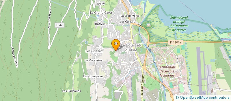 localisation de l'entreprise 2MBC FOUCAUD  LE BOURGET-DU-LAC