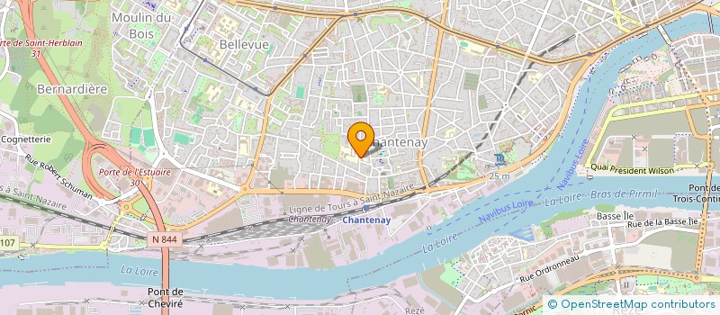 localisation de l'entreprise 2MBD  NANTES