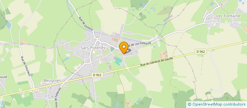 localisation de l'entreprise 2MCD à SARS-POTERIES