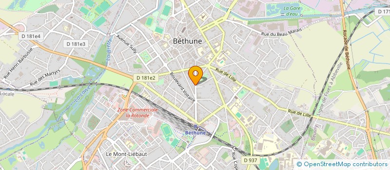 localisation de l'entreprise 2MCD CONSEIL  BETHUNE