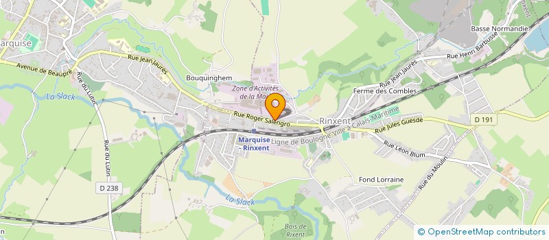 localisation de l'entreprise 2MCE  RETY