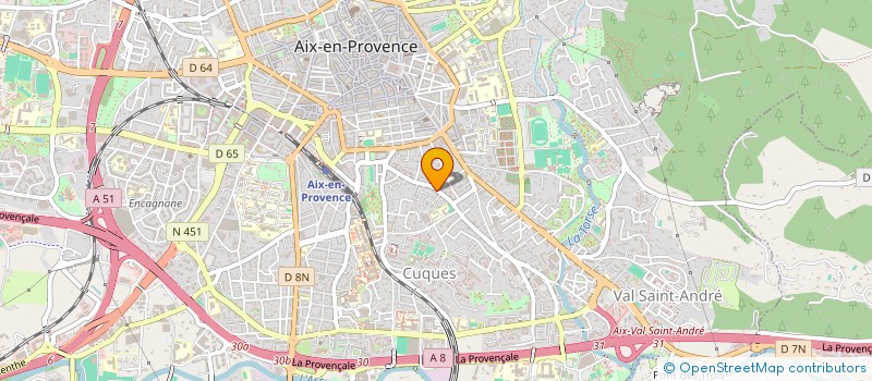 localisation de l'entreprise 2MCH HOLDING à AIX-EN-PROVENCE