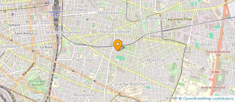 localisation de l'entreprise 2MCM  LYON