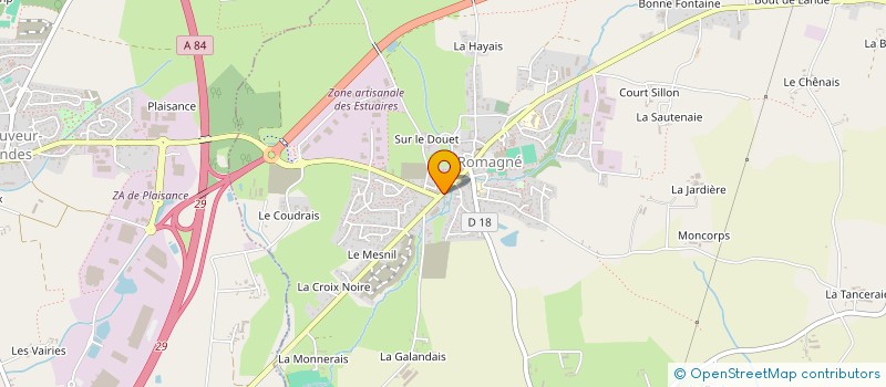 localisation de l'entreprise 2MD  ROMAGNE