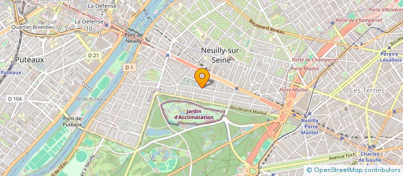 localisation de l'entreprise 2MD HOLDING à NEUILLY-SUR-SEINE