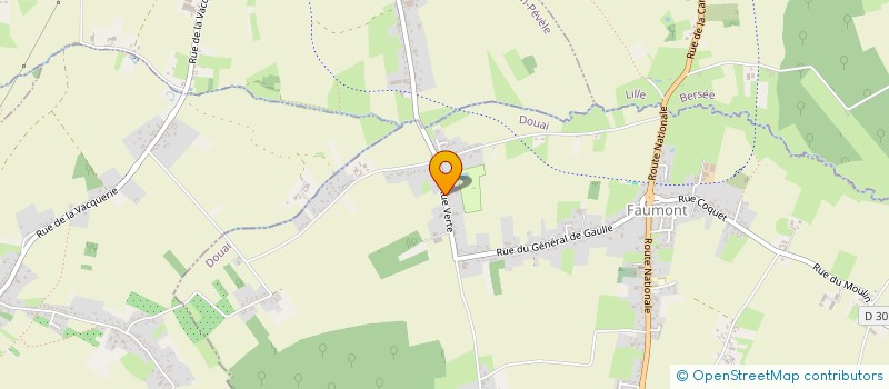 localisation de l'entreprise 2MD-TP  FAUMONT