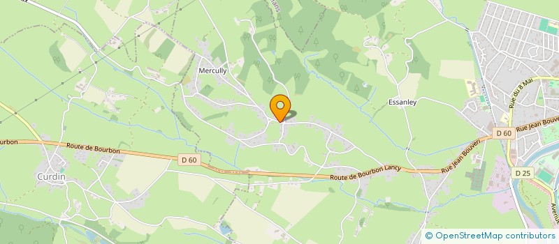 localisation de l'entreprise 2MDE  GUEUGNON