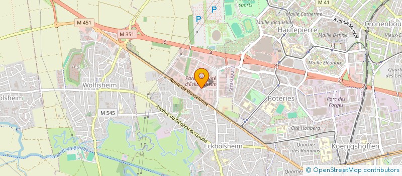 localisation de l'entreprise 2MDP  ECKBOLSHEIM