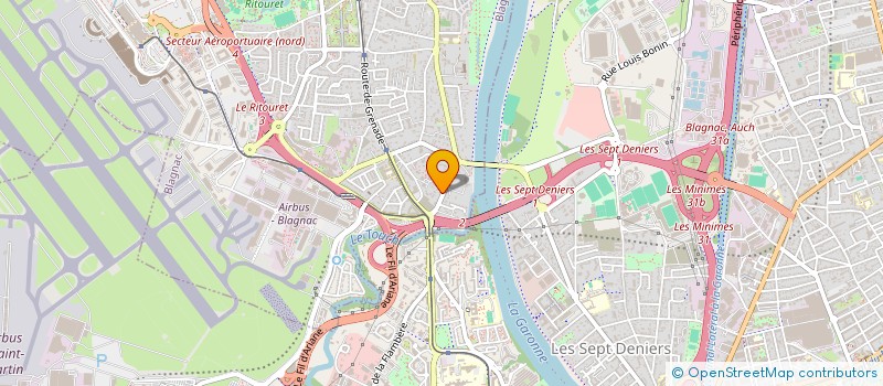 localisation de l'entreprise 2ME  BLAGNAC