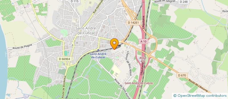localisation de l'entreprise 2MEH à SAINT-ANDRE-DE-CUBZAC