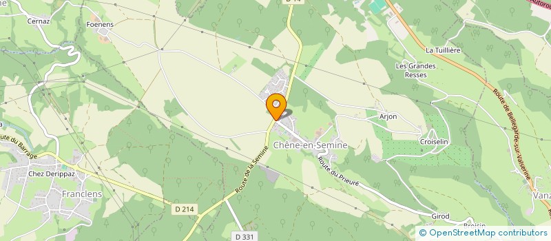 localisation de l'entreprise 2MES  CHENE-EN-SEMINE